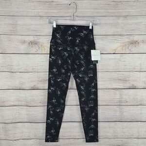 Beyond Yoga High Waisted Love Struck Midi Metallic Casual Legging NWT Small